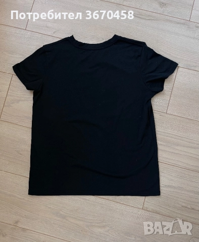 Дамска тениска L размер с принт еластична, снимка 3 - Тениски - 51755183