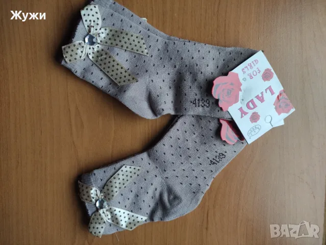 НОВИ красиви детски чорапки за момичета, снимка 5 - Чорапи - 50414107