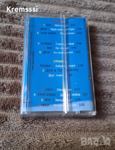 Домби Хит 4/Оригинална аудио касета, снимка 2 - Аудио касети - 52500512