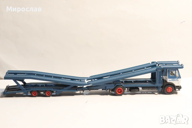 HERPA H0 1/87 MERCEDES BENZ АВТОВОЗ КАМИОН МОДЕЛ КОЛИЧКА, снимка 6 - Колекции - 53607035