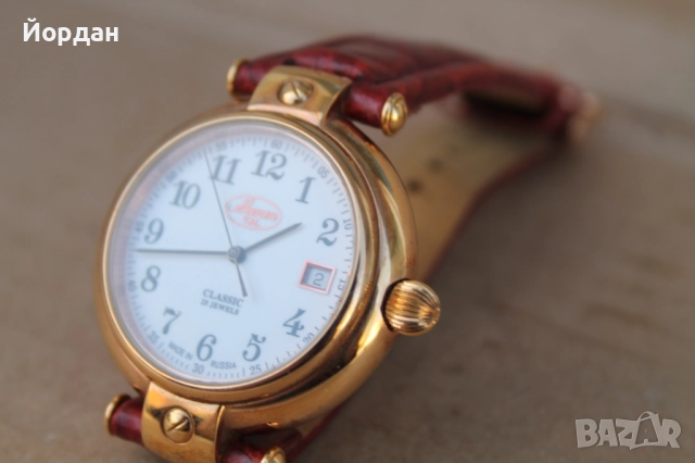 Часовник ''Buran V.M. Clasic'' /25 камъка/ , снимка 3 - Мъжки - 52238311