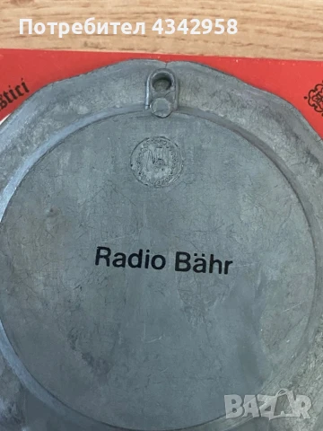 Чинии за стена от калай и порцелан., снимка 5 - Антикварни и старинни предмети - 51429758