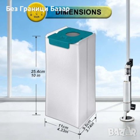 Нови VCA-ADB952 прахови торбички 15 броя за Samsung Bespoke Jet VS20/VS80/VS90, снимка 6 - Други - 53530964