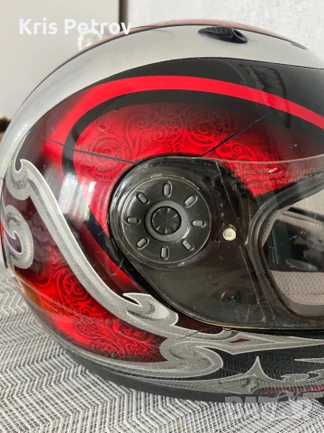 Пистова Каска За Мотор CAN Размер L 59-60см, снимка 9 - Аксесоари и консумативи - 50760997