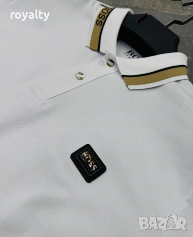 Hugo Boss Нова Бяла Мъжка Тениска , снимка 3 - Тениски - 53900160