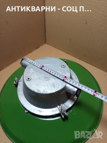 Соц Стара Голяма Емайлирана Българска Лампа. , снимка 8 - Антикварни и старинни предмети - 51737907