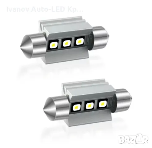 OSRAM LED Крушки 31mm/36mm/39mm /41mm 100%CANBUS CHIP 3838 C5W 12-24V 6000K, снимка 3 - Аксесоари и консумативи - 47151330