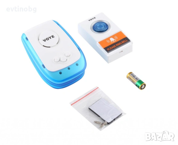 Безжичен звънец, снимка 5 - Други стоки за дома - 53810256