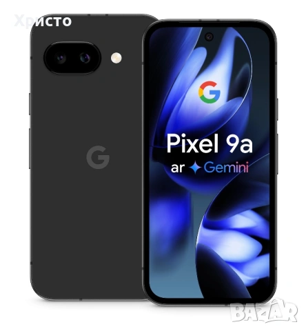 НОВ!!! Google Pixel 9a, 128GB, 8GB RAM, 5G, Obsidian  