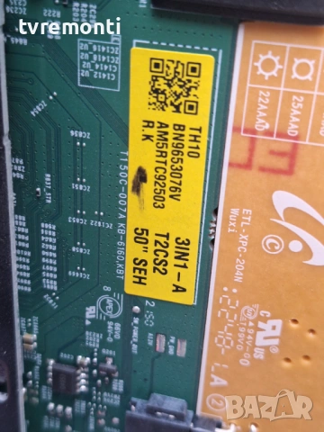 Main Board BN96-53076V BN9653076V  for, Samsung модел UE50AU7172U 50inc DISPLAY CY-BA050HGXY1V, снимка 2 - Части и Платки - 53915377