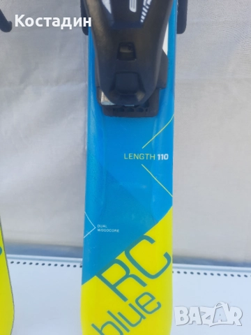 Карвинг детски ски Elan RC Blue QS 110см , снимка 5 - Зимни спортове - 52207741