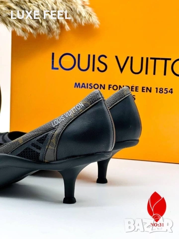 Louis Vuitton ⚜️ Дамски Обувки , снимка 11 - Дамски обувки на ток - 53816214