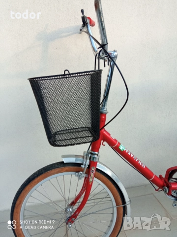 сгъваем немски велосипед ,20 цола ,три скорости ., снимка 2 - Велосипеди - 52823470