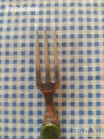 стара сгъваема вилица и отварачка , снимка 6 - Прибори за хранене, готвене и сервиране - 53814310