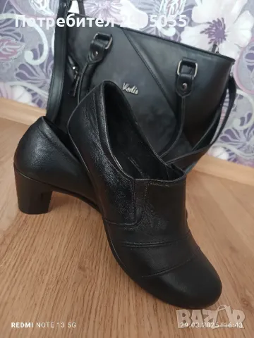 Нови дамски обувки естествена кожа 