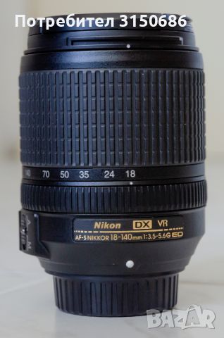 Обектив Nikon AF-S DX Nikkor 18-140mm f/3.5-5.6G ED VR, снимка 1 - Обективи и филтри - 45160477