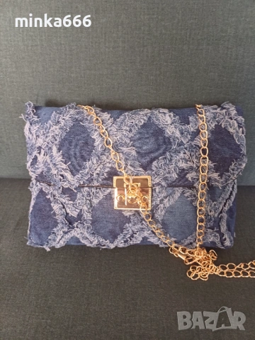 Дамск чантичка от деним, снимка 2 - Чанти - 53065420