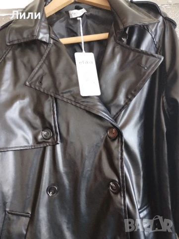 Стилно дамско палто/шлифер , снимка 8 - Якета - 51004933