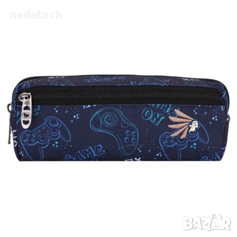 Ученически несесер 15NF36, Син, 20x6x7см., снимка 2 - Ученически пособия, канцеларски материали - 51575169