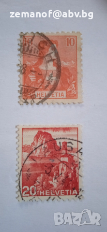 Швеицарски марки 7 бр, снимка 3 - Филателия - 52584739