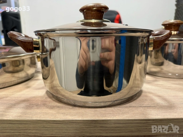 комплект тенджери + чопър, снимка 6 - Съдове за готвене - 53299415