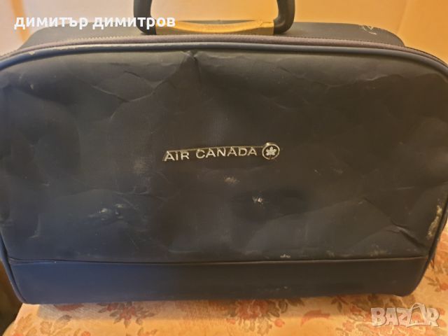 Пътна чанта за самолет-Air Canada(Made in Canada Montreal), снимка 2 - Антикварни и старинни предмети - 45818985