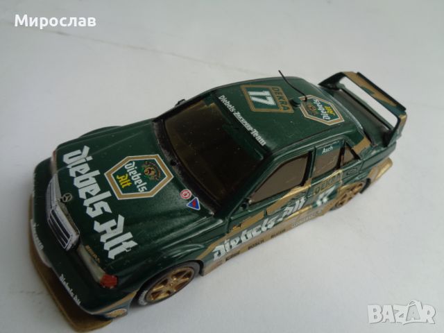 1:43 MINICHAMPS MERCEDES BENZ 190 E EVO КОЛИЧКА МОДЕЛ, снимка 5 - Колекции - 45415403