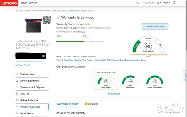 Lenovo ThinkPad P14s Gen 6 (AMD Ryzen AI 9 HX PRO 370), снимка 6 - Лаптопи за работа - 53654800