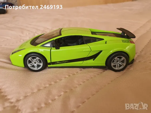 Метална количка Lamborghini Gallardo, снимка 6 - Колекции - 48087158