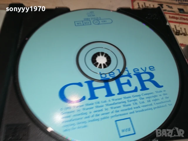 CHER CD 0508251423, снимка 2 - CD дискове - 51261549