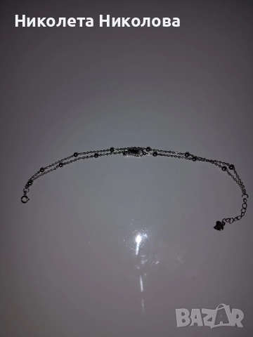 Сребърна дамска гривна , снимка 2 - Гривни - 52890616