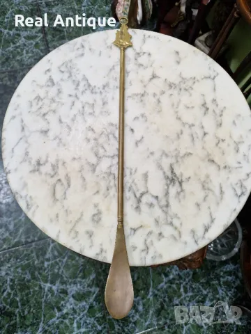 Антикварна английска бронзова обувалка , снимка 5 - Антикварни и старинни предмети - 50023739