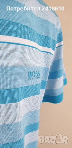 Hugo Boss Paule 2 Pique Cotton Slim Fit Mens Size XL НОВО! ОРИГИНАЛ! Мъжка Тениска!, снимка 2 - Тениски - 46980094