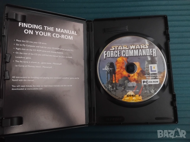 Star Wars Force Commander - оригинална компютърна ига / PC Game, снимка 2 - Игри за PC - 52642230