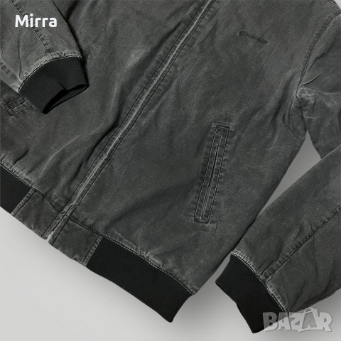 Quiksilver "Bad Medicine Bomber" Y2K Stone Washed Canvas Skater Bomber Jacket (2012-2016), снимка 2 - Якета - 52176067