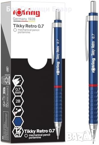 Нов rOtring Tikky Retro 0.7 MP - перфектен молив за рисуване скици художник, снимка 1 - Други - 45807629