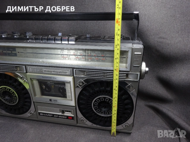 СТАР РЕТРО РАДИО КАСЕТОФОН SHARP GF-6060X JAPAN BOOMBOX, снимка 13 - Радиокасетофони, транзистори - 54015848