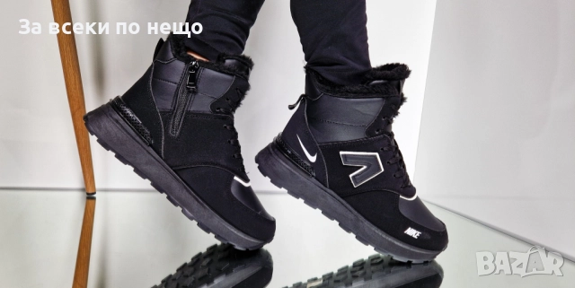 Nike Дамски Черни Меки И Топли Боти Найк Код P1414