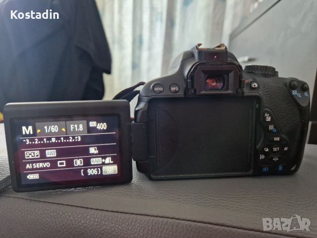 Фотоапарат Canon EOS 650D +50mm 1.8, снимка 4 - Фотоапарати - 46042802