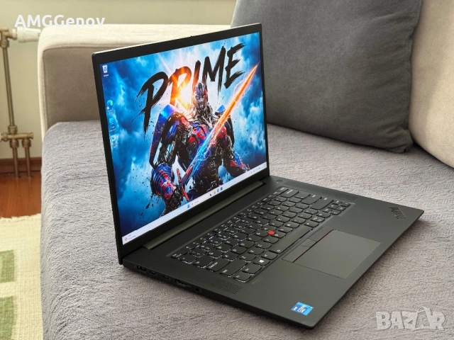 16’QHD+ IPS 600nits/i7-11850H/Thinkpad P1 Gen 4/RTX A2000/32B DDR4/512, снимка 4 - Лаптопи за работа - 53887029