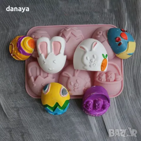 5856 Силиконова форма Великден, 6 гнезда, снимка 7 - Форми - 49930829