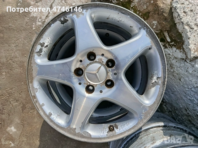 Алуминиеви джанти за Мерцедес W203, снимка 4 - Гуми и джанти - 53657424