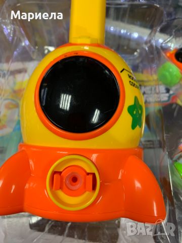 Интерактивна играчка Space Ship / Кола изстрелвач на балони / Коли за балони с помпа