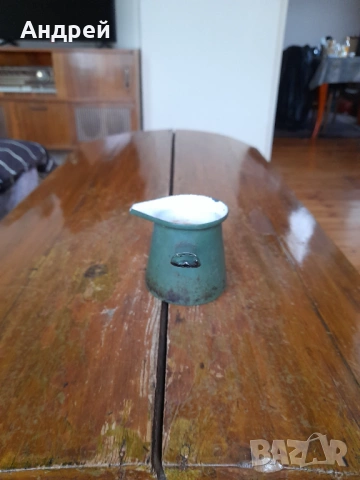 Старо емайлирано джезве #10, снимка 4 - Други ценни предмети - 53384701