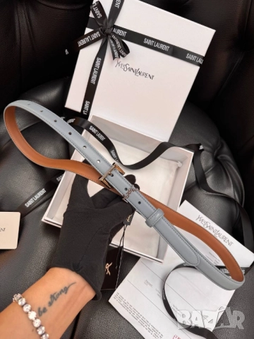 Колан+сертификат+торбичка ysl saint laurent , снимка 2 - Колани - 51960497