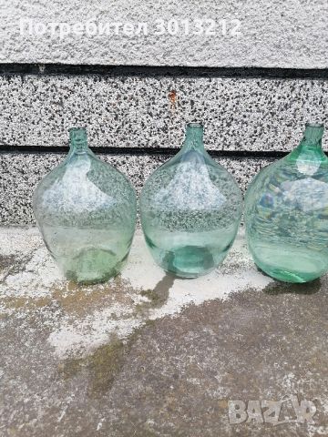 Три броя стъклени дамаджани по 25 литра., снимка 5 - Други - 46440866