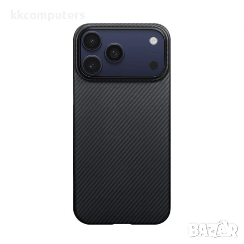 Оригинален кейс Pitaka Ultra-Slim, За iPhone 17 Pro Max (6.9), Черен и Протектор 