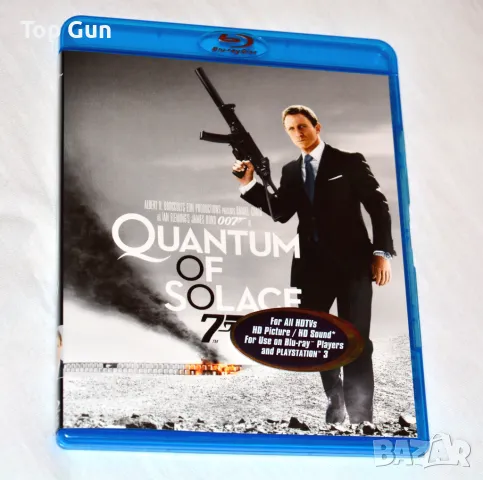 Блу Рей Джеймс Бонд 007 Спектър на утехата Blu Ray James Bond 007 Quantum of Solace, снимка 1 - Blu-Ray филми - 49415139