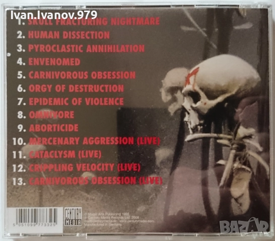 CD (Demolition Hammer - Epidemic of Violence), снимка 2 - CD дискове - 51973302