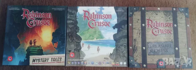 Robinson Crusoe + разширения, снимка 1 - Настолни игри - 48022092